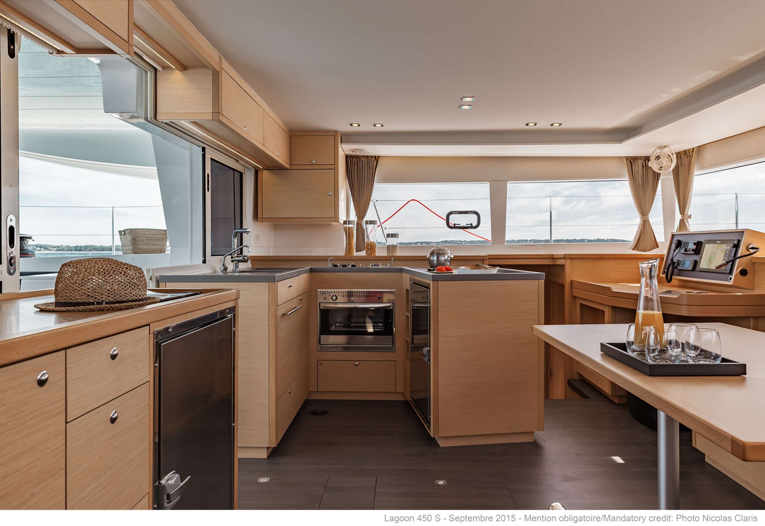 Lagoon 450F with the marvelous interior